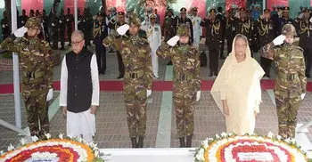 President, PM pay homage to Bangabandhu