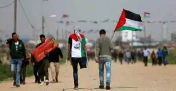 4 killed as thousands protest at border, but Gaza-Israel truce holds