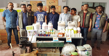 গাজীপুরে তৈরি ওষুধ ‘মেড ইন কোরিয়া’ বলে বিক্রি