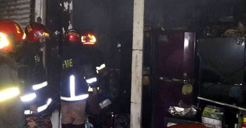 গাজীপুরে ইলেকট্রনিক্সের দোকানে আগুন