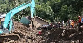 3 killed, 60 feared buried in illegal mine collapse in Indonesia