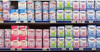 BFSA issues warning on French baby milk products