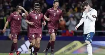 Messi’s return for Argentina ends in 3-1 defeat against Venezuela
