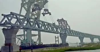 9th span of Padma Bridge installed