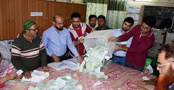 Voting ends, counting starts