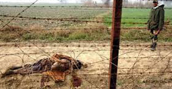 সীমান্তের ওপারে পড়ে আছে বাংলাদেশির লাশ