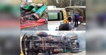 6 of a family killed as truck hits auto-rickshaw