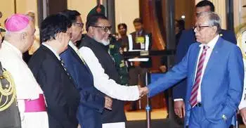 President returns home after health check up