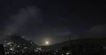 Israeli military strikes Iranian targets inside Syria