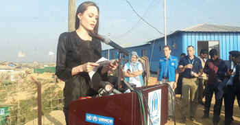 Jolie demands Myanmar’s genuine commitment over Rohingyas