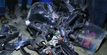 দাঁড়িয়ে থাকা ট্রাক্টরে মোটরসাইকেলের ধাক্কা, নিহত দুই