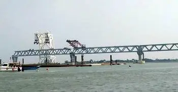 8th span of Padma Bridge installed
