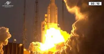 Saudi’s latest satellite launches into orbit from French Guiana