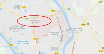 সিদ্ধিরগঞ্জে নির্মাণাধীন বিদ্যুৎ কেন্দ্রের ফাইবার পাইপে আগুন