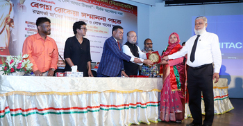 বিএমকেসি বেগম রোকেয়া রত্নগর্ভা সম্মাননা পেলেন শাহনেওয়াজ