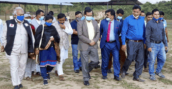 বাগানবাড়ি বর্ডার হাট পরিদর্শন করলেন ভারতীয় সহকারী হাইকমিশনার