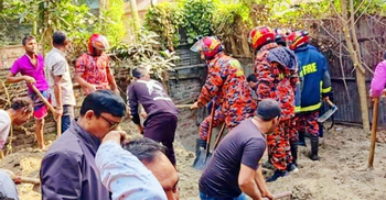 শৌচাগারের কূপ কাটতে গিয়ে মাটিচাপায় শ্রমিকের মৃত্যু