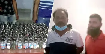 ৩ কেজি গাঁজা ও ১৪০ বোতল ফেনসিডিলসহ গ্রেফতার ২