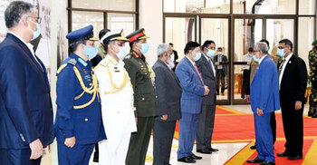 President returns home from UAE