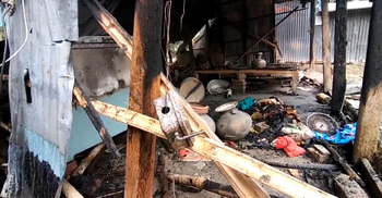 ঘুমের মধ্যেই পুড়ে অঙ্গার হলো ছোট্ট শ্রাবন্তি