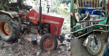 ট্রাক-অটোরিকশার মুখোমুখি সংঘর্ষে বাবা-ছেলে নিহত