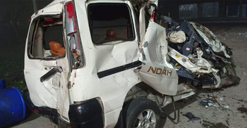 Five killed as four vehicles collide in Habiganj