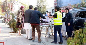 19 killed in twin blasts near Kabul military hospital: Sources