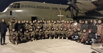 60-member Bangladesh rescue team returns from Turkey