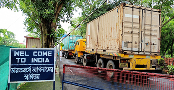 ৬ দিন পর আখাউড়া বন্দর দিয়ে রফতানি শুরু