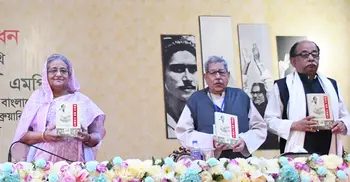 PM unveils cover of Bangabandhu’s “Amar Dekha Naya Chin”
