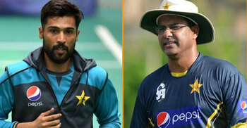 আমিরকে পাকিস্তান দলে ফেরাতে চান না বোলিং কোচ ওয়াকার!