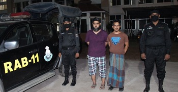 সিদ্ধিরগঞ্জের শীর্ষ চাঁদাবাজ 'মুরগী রিপন' সহযোগীসহ গ্রেফতার