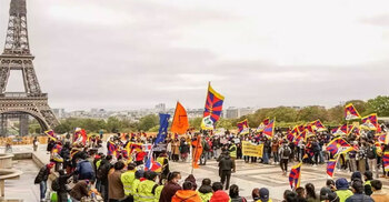 After USA, Canada and Japan anti-China protests erupt at downtown Paris
