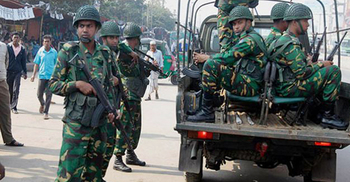 গাজীপুরে সেনা মোতায়েন