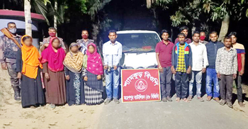 ঝিনাইদহ সীমান্ত দিয়ে ভারতে প্রবেশকালে তিন মাসে আটক ৩৪৫