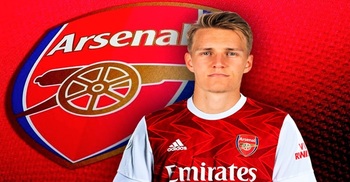 Arsenal sign Real's Odegaard on loan