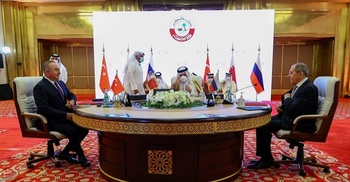 Turkey, Russia, Qatar push for political resolution in Syria