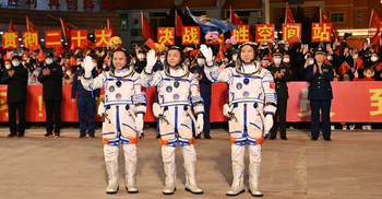 Chinese astronauts board space station in historic mission