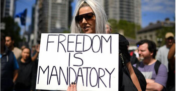 Thousands take to Australia streets over COVID-19 measures, jabs