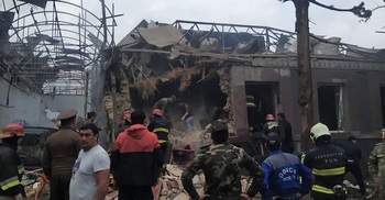 Nagorno-Karabakh: Azerbaijan says civilian killed in Ganja