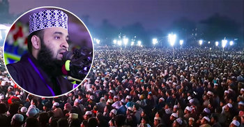সব বাধা উপেক্ষা করে আজহারীর মাহফিলে দুই লক্ষাধিক মানুষ