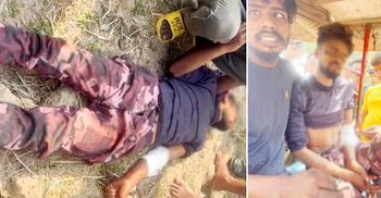 আখাউড়া সীমান্তে পড়ে ছিলেন আহত যুবক