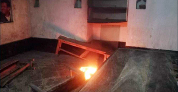 বগুড়া জেলা ছাত্রলীগের কার্যালয়ে ভাঙচুর-অগ্নিসংযোগের অভিযোগ