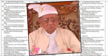 রাজাকারের তালিকায় রাজা অংশৈ প্রু