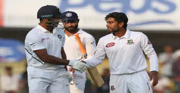 India declare at 493, Bangladesh start 2nd innings