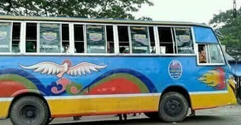 গাংচিল বাসের ধাক্কায় চাচা নিহত, ভাতিজা আহত