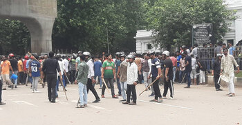 BCL chases JCD men at DU