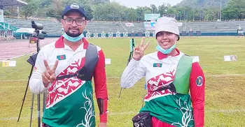 Ruman, Nasrin pair win gold