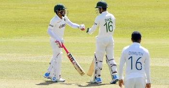 Sri Lanka openers circumspect after Bangladesh declare on 541
