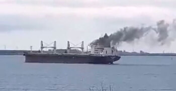 Bangladeshi ship hit by missile at Ukrainian port, 1 killed